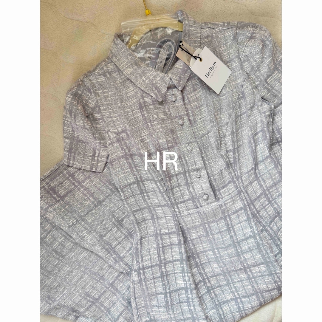 Her lip to - herlipto Annecy Belted Dressの通販 by Her lip to - herlipto Annecy Belted Dressの通販 by