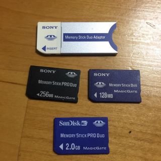 ソニー(SONY)のメモリースティック duo &アダプターセット(その他)