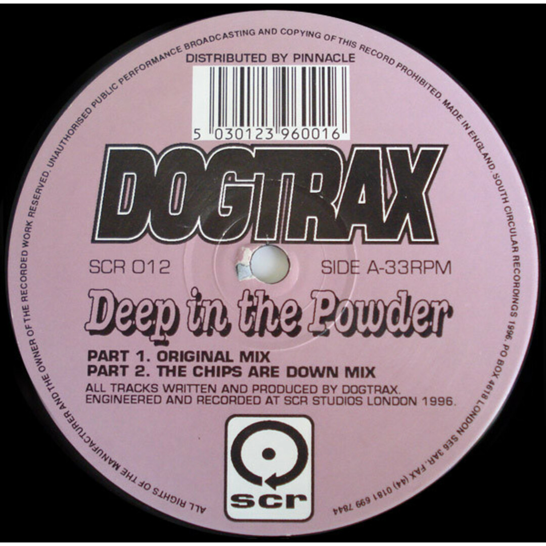 英12" Dogtrax Deep In The Powder SCR012 South Circular Recordings (SCR) /00250 エンタメ/ホビーのエンタメ その他(その他)の商品写真