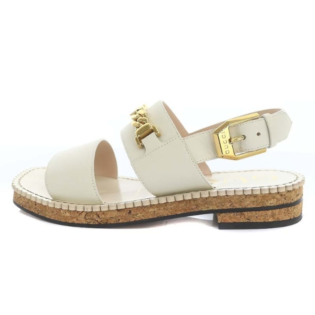 GUCCI - グッチ GUCCI 655557 チェーン装飾 ストラップサンダル GUCCI - グッチ GUCCI 655557 チェーン装飾 ストラップサンダル