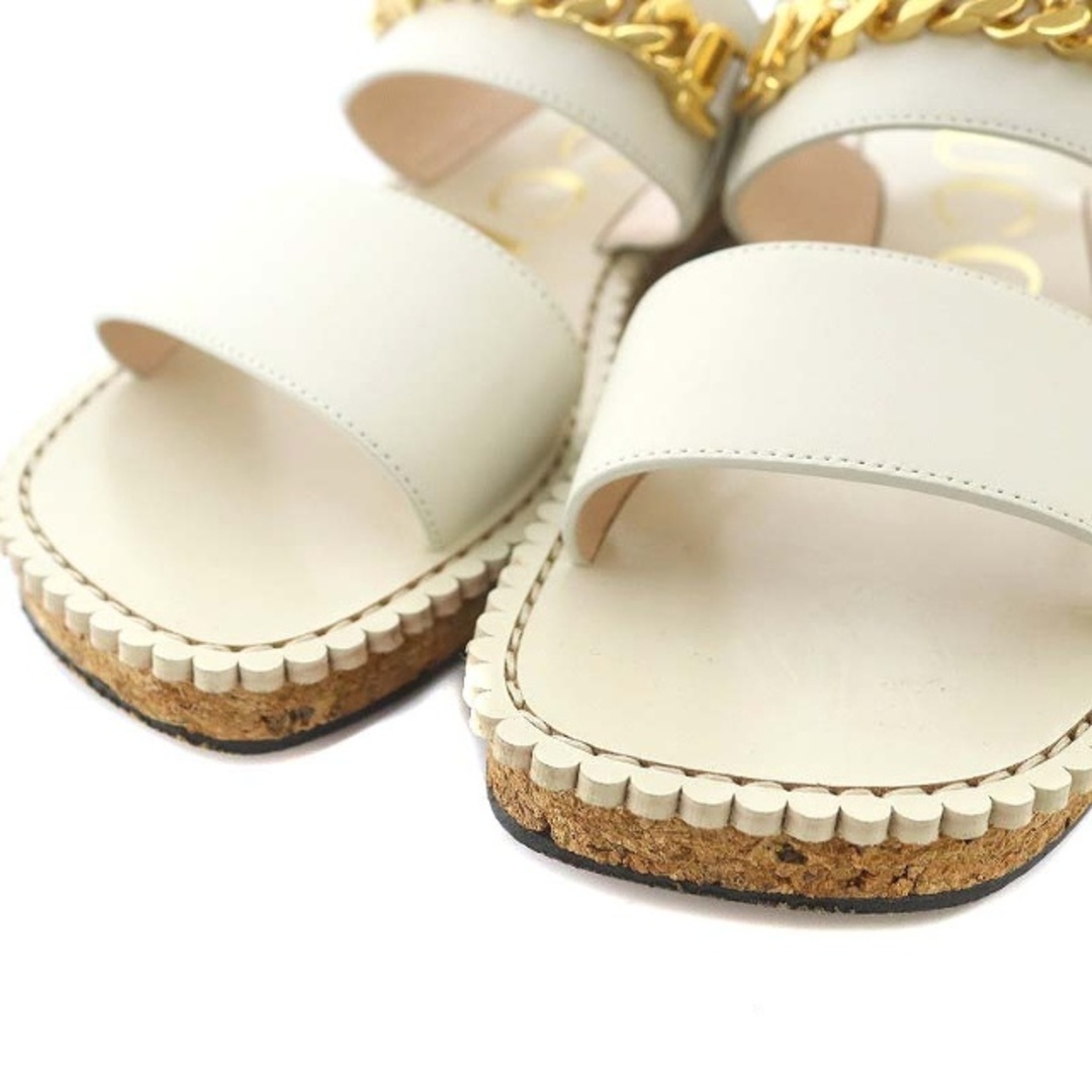 GUCCI - グッチ GUCCI 655557 チェーン装飾 ストラップサンダル GUCCI - グッチ GUCCI 655557 チェーン装飾 ストラップサンダル