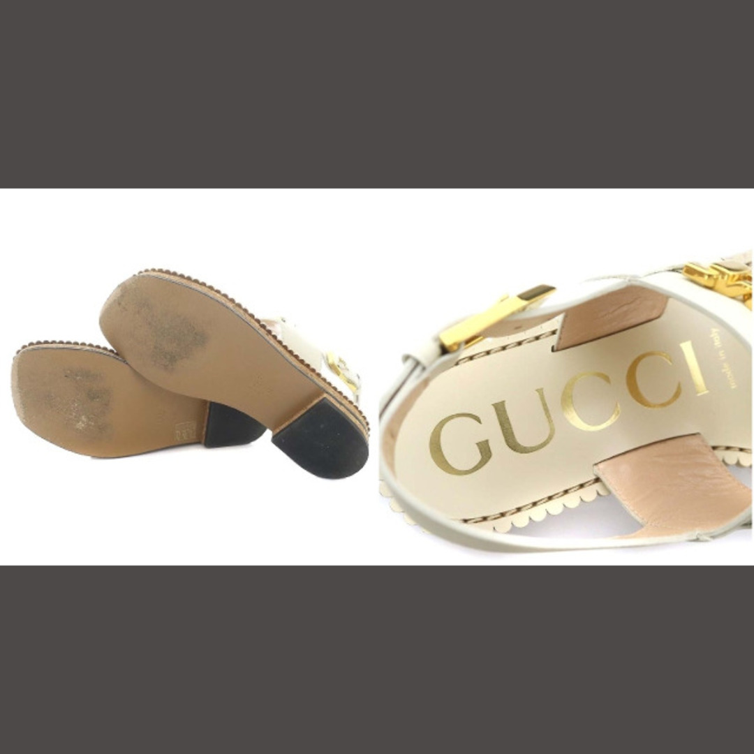GUCCI - グッチ GUCCI 655557 チェーン装飾 ストラップサンダル GUCCI - グッチ GUCCI 655557 チェーン装飾 ストラップサンダル
