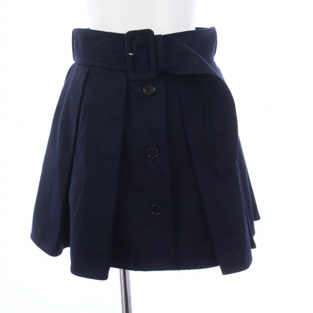 パトゥ PATOU オーガニックコットン ベルト付きミニプリーツ パトゥ PATOU オーガニックコットン ベルト付きミニプリーツ