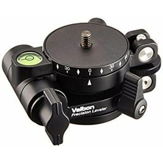 Velbon 三脚アクセサリー Precision Leveler レベリングユニット&パノラマヘッド 底面径53mm マグネシウム製 408464 khxv5rg(その他)