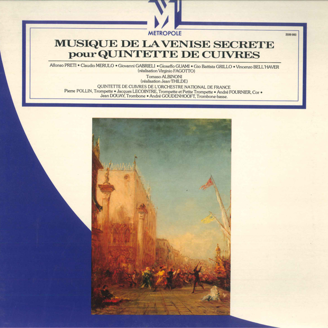 その他LP Jean Thilde Virginio Fagotto Quintette De Cuivres De Iorchestre National De France Musique De La Venise Secrete 2599003 METR エンタメ/ホビーのエンタメ その他(その他)の商品写真