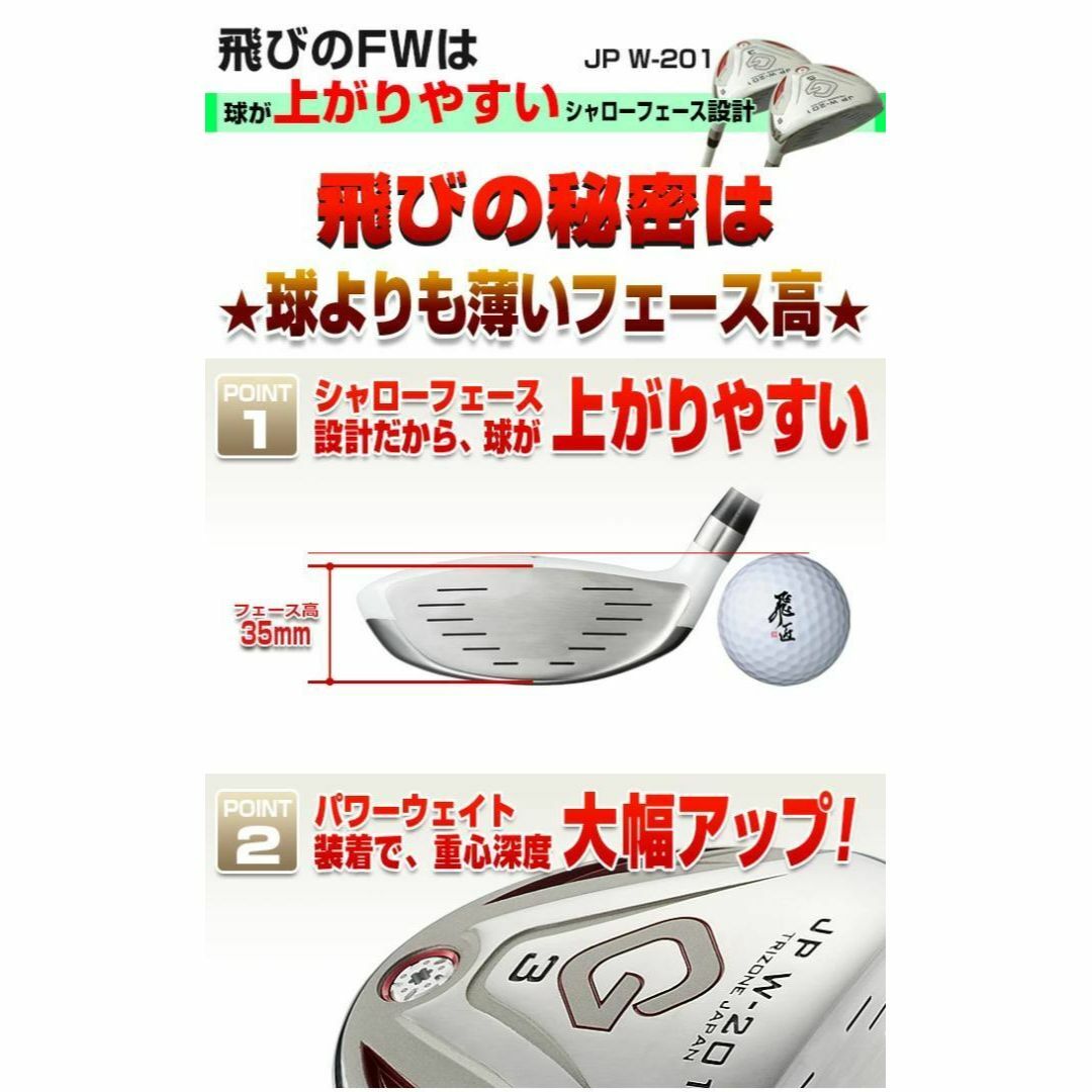 WORKS Golf - 【新品】3番ウッド 三菱ケミカル製 ワークテック飛