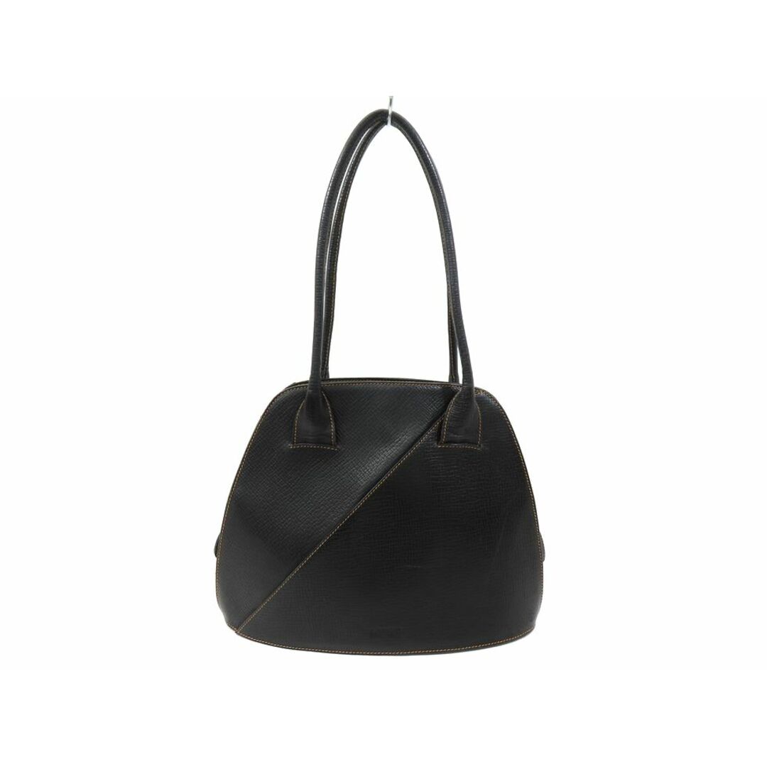 LOEWE - 【新着】ロエベ レザー ブラック アナグラム トート LOEWE - 【新着】ロエベ レザー ブラック アナグラム トート