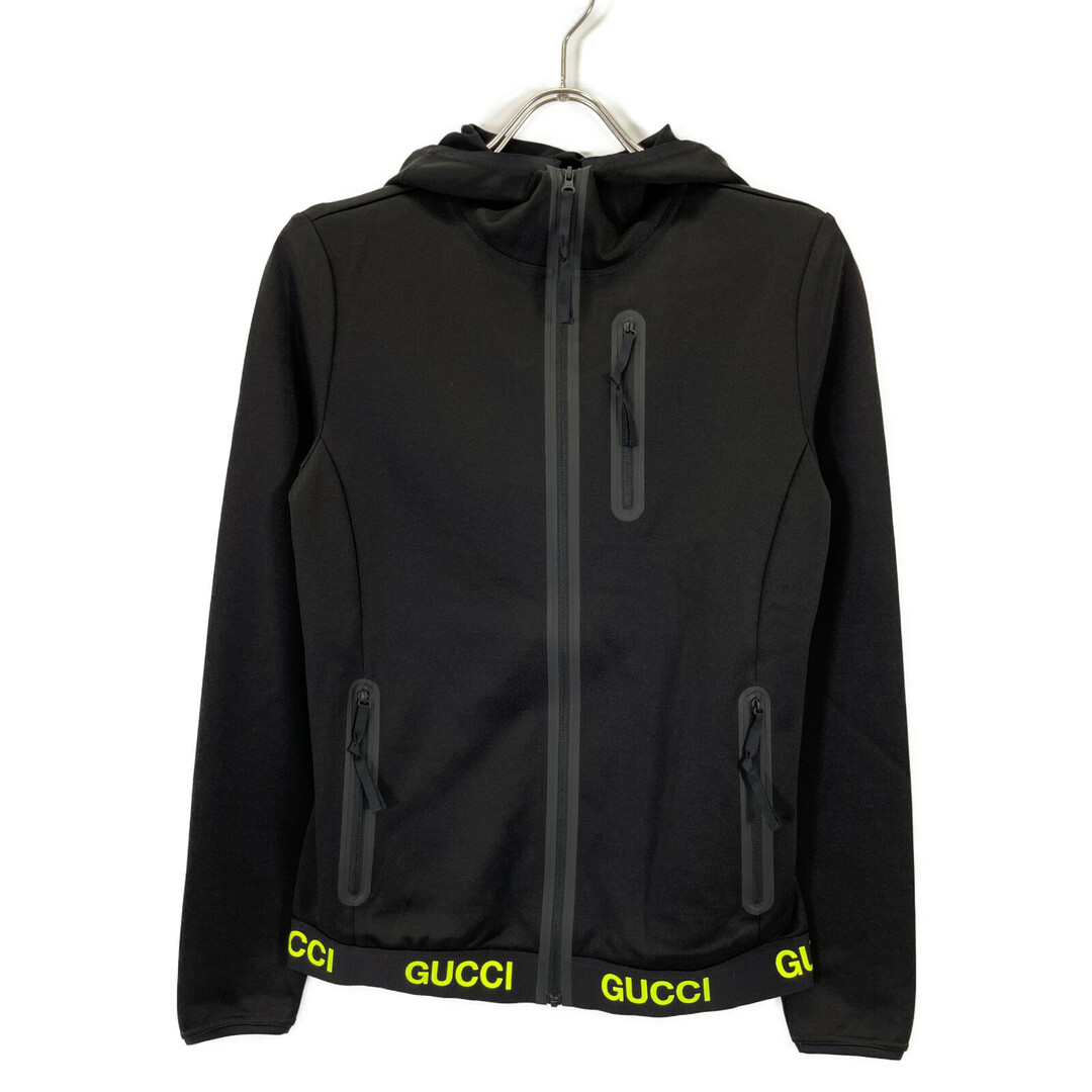 GUCCI - グッチ 693081 ブラック ロゴプリント ストレッチジャージー テクニカル GUCCI - グッチ 693081 ブラック ロゴプリント ストレッチジャージー テクニカル