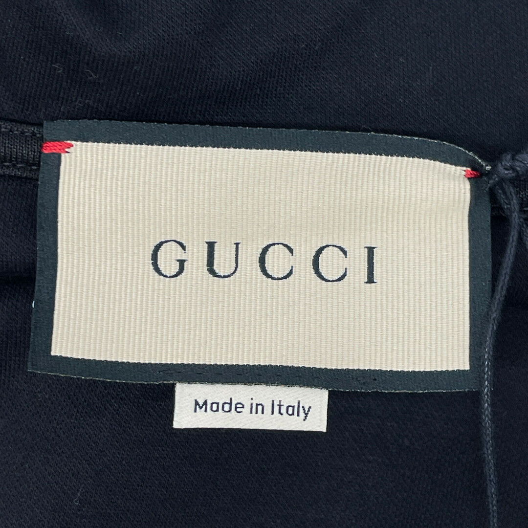 GUCCI - グッチ 693081 ブラック ロゴプリント ストレッチジャージー テクニカル GUCCI - グッチ 693081 ブラック ロゴプリント ストレッチジャージー テクニカル