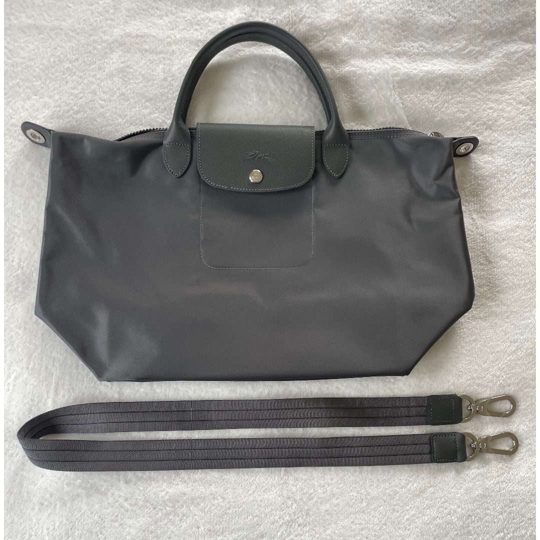 LONGCHAMP - ロンシャン LONGCHAMP ル・プリアージュ ネオ Mサイズ　グレー