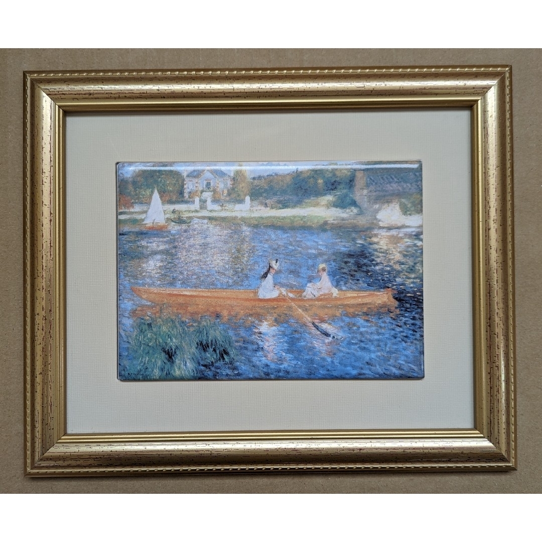 陶板画 セラミックアート ルノワール セーヌ川の舟遊び 大塚 陶板画 セラミックアート ルノワール セーヌ川の舟遊び 大塚