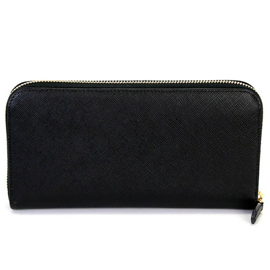 PRADA - プラダ PRADA ラウンドファスナー 長財布 ロゴ 黒 PRADA - プラダ PRADA ラウンドファスナー 長財布 ロゴ 黒