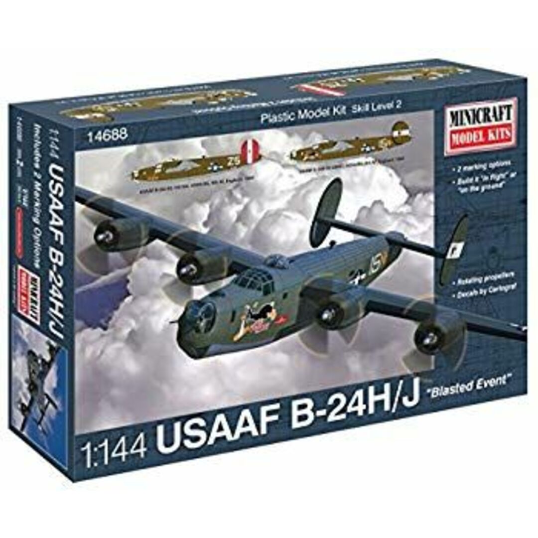 ミニクラフト 1/144 WW.II コンソリデーテッドB-24H/J アメリカ陸軍航空隊/カナダ空軍 khxv5rg エンタメ/ホビーのおもちゃ/ぬいぐるみ(模型/プラモデル)の商品写真