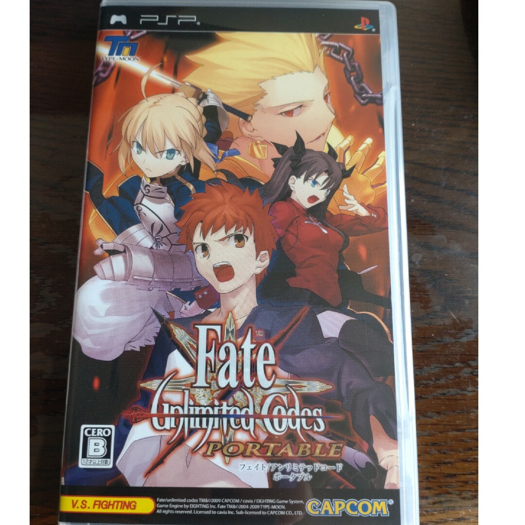CAPCOM(カプコン)のフェイト/アンリミテッドコード ポータブル エンタメ/ホビーのゲームソフト/ゲーム機本体(携帯用ゲームソフト)の商品写真