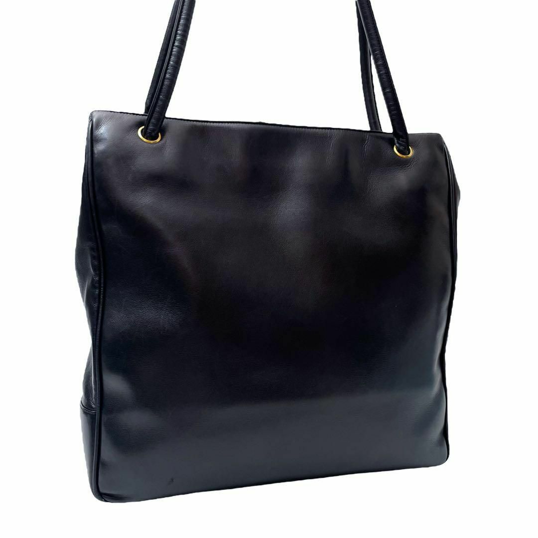 CHANEL - シャネル ラムスキン レザー ショルダー トート バッグ CHANEL - シャネル ラムスキン レザー ショルダー トート バッグ