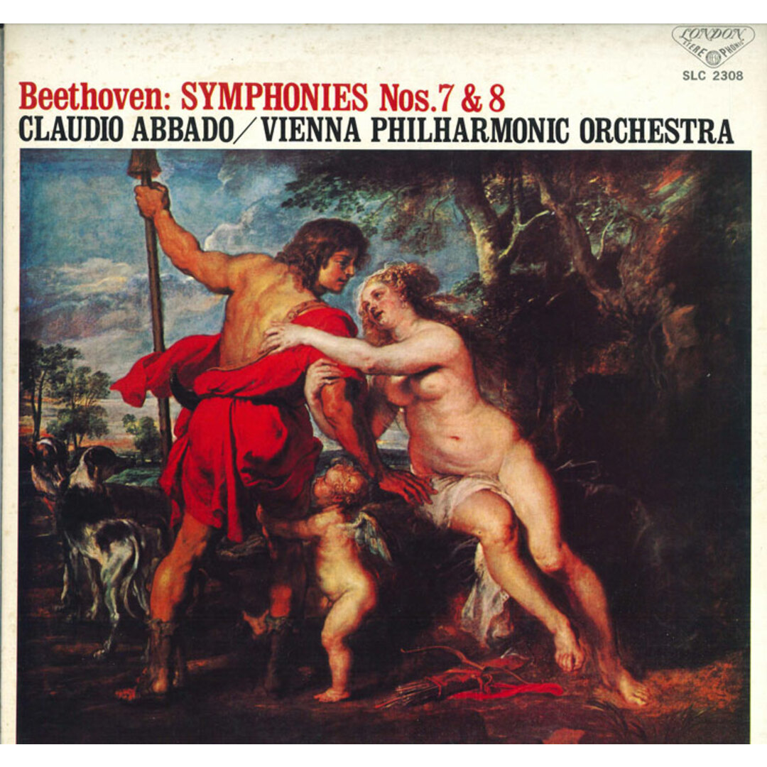 LP Claudio Abbado, The Vienn Philharmonic Orchestra Beethoven Symphony No.7 & 8 SLC6066PROMO LONDON /00260 エンタメ/ホビーのエンタメ その他(その他)の商品写真