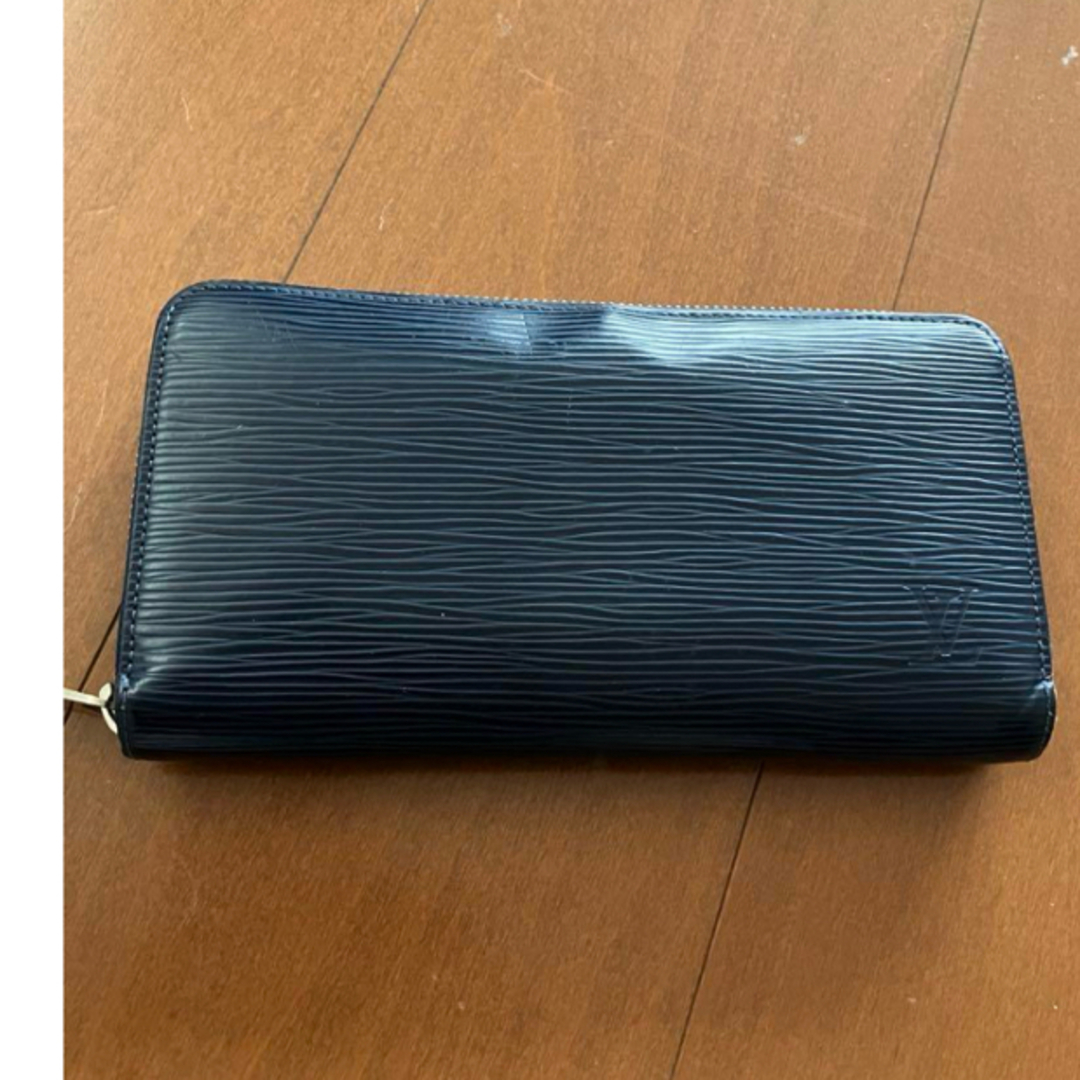 LOUIS VUITTON - Louis Vuitton エピレザー 長財布 ネイビーの LOUIS VUITTON - Louis Vuitton エピレザー 長財布 ネイビーの