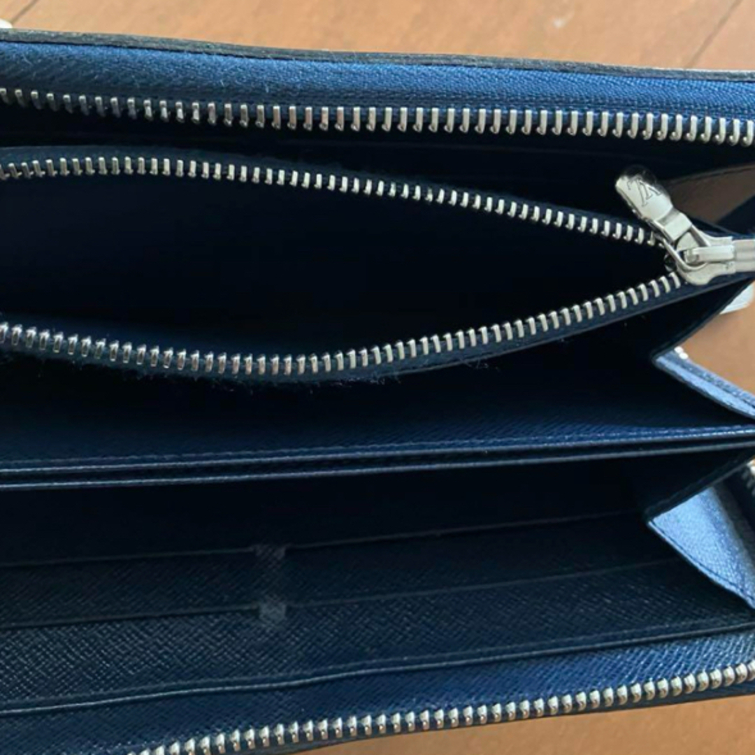 LOUIS VUITTON - Louis Vuitton エピレザー 長財布 ネイビーの LOUIS VUITTON - Louis Vuitton エピレザー 長財布 ネイビーの