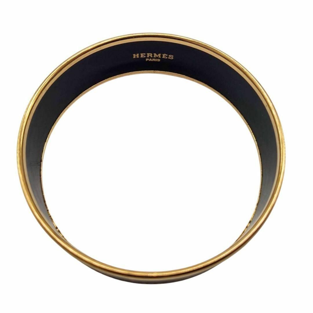 HERMES - 【美品】エルメス エマイユGM バングル 七宝焼 古代 HERMES - 【美品】エルメス エマイユGM バングル 七宝焼 古代