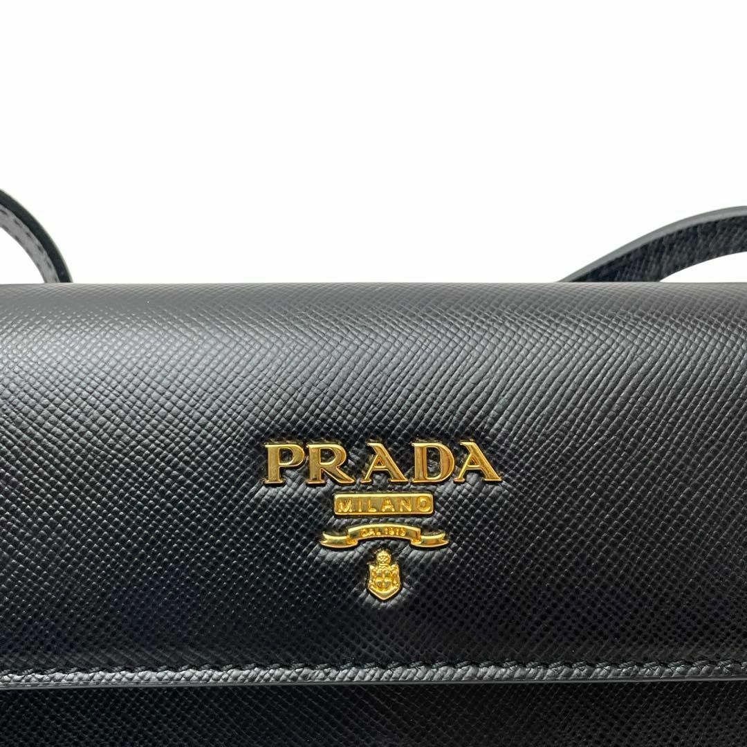 PRADA - 極美品 プラダ サフィアーノ レザー ショルダー バッグ PRADA - 極美品 プラダ サフィアーノ レザー ショルダー バッグ