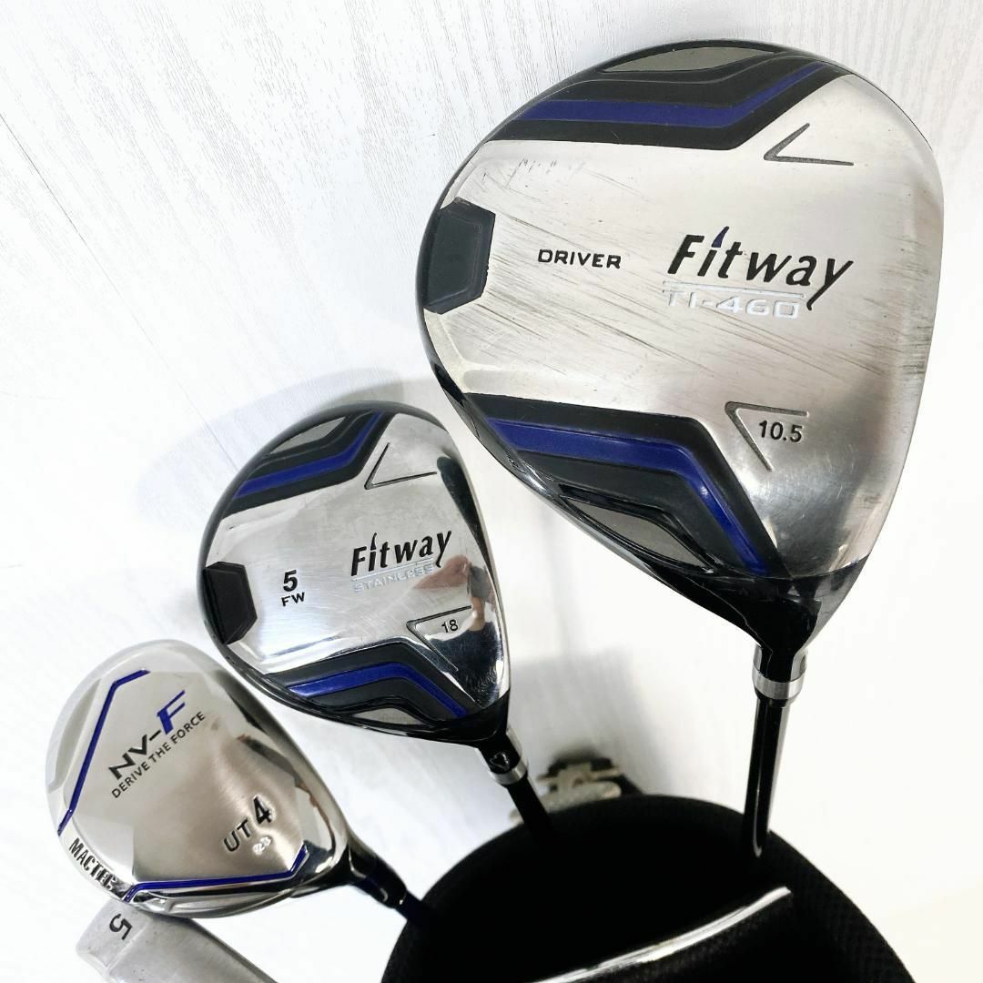 初心者様推奨‼】Fitway メンズ ゴルフ クラブ 初心者 セット Rの 初心者様推奨‼】Fitway メンズ ゴルフ クラブ 初心者 セット Rの