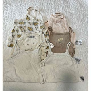女の子肌着ロンパース80cm 6点セット(肌着/下着)