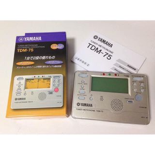 ヤマハ(ヤマハ)のYAMAHA チューナーメトロノーム TDM-75(その他)