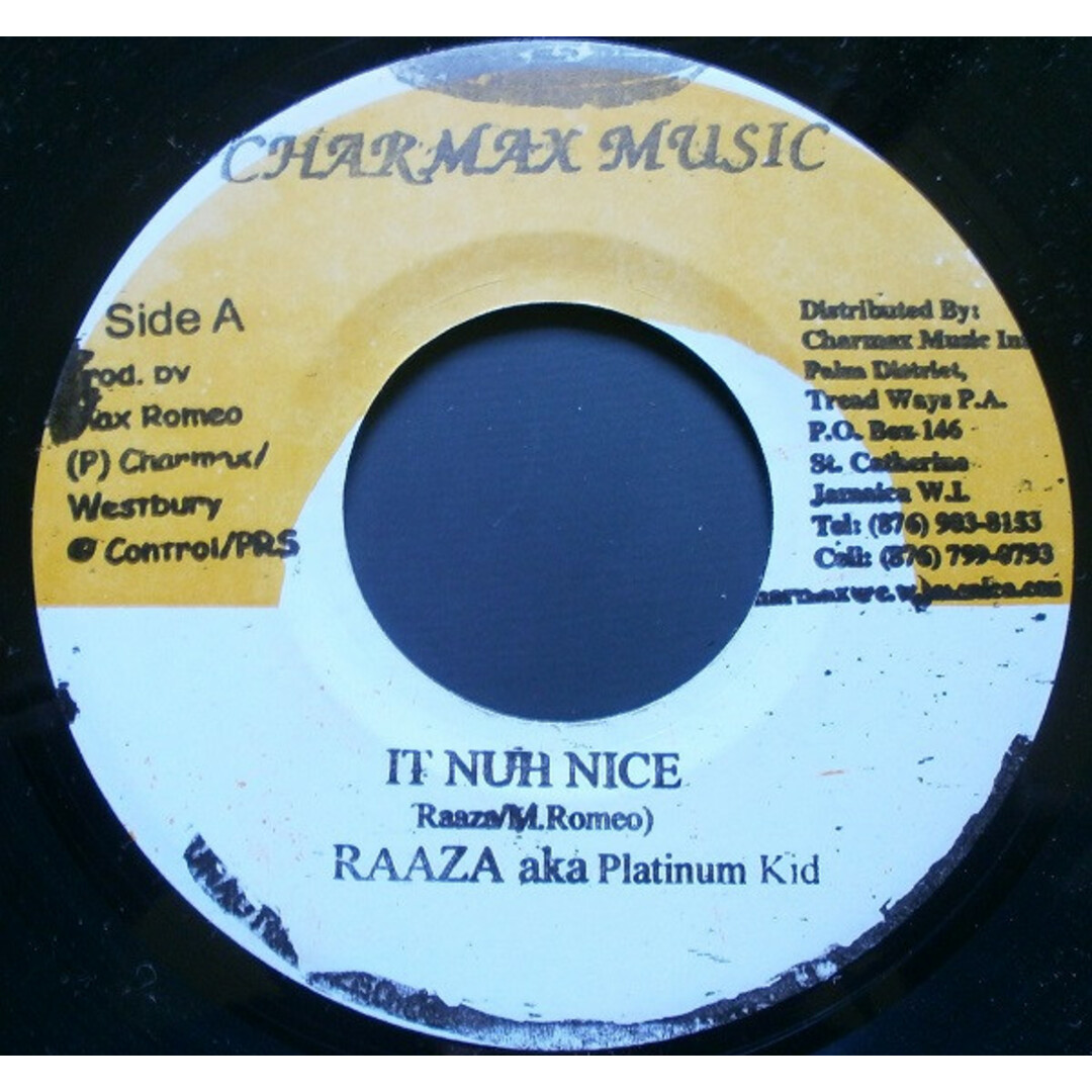 ジャマイカ7" Platinum Kid It Nuh Nice NONE Charmax Music /00080 エンタメ/ホビーのエンタメ その他(その他)の商品写真