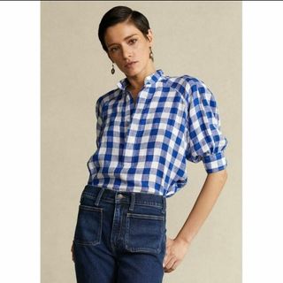 POLO RALPH LAUREN - ラルフローレン パフスリーブ半袖シャツ の POLO RALPH LAUREN - ラルフローレン パフスリーブ半袖シャツ の