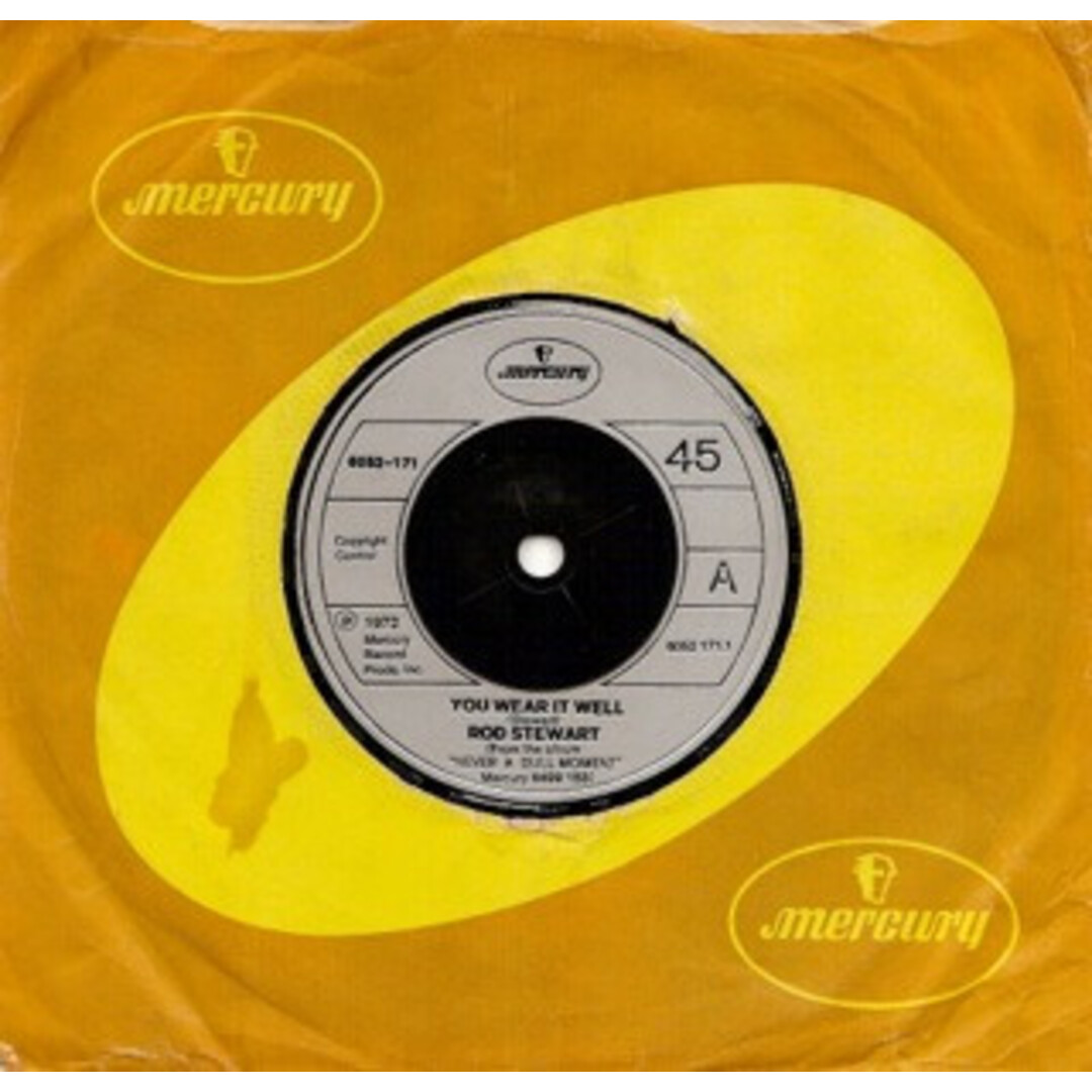 英7" Rod Stewart You Wear It Well / Lost Paraguayos 60521711 Mercury /00080 エンタメ/ホビーのエンタメ その他(その他)の商品写真