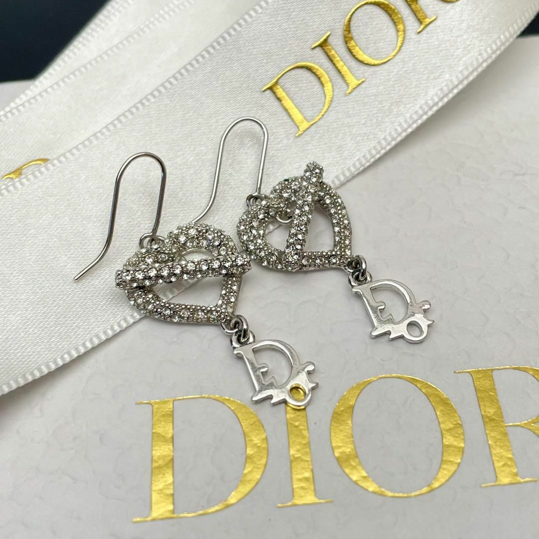 Christian Dior - 美品 ディオール Dior ラインストーン ハート Christian Dior - 美品 ディオール Dior ラインストーン ハート