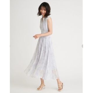 FRAY I.D - 新品タグ付 アシメ切替リブニットコンビワンピース FRAY I.D - 新品タグ付 アシメ切替リブニットコンビワンピース