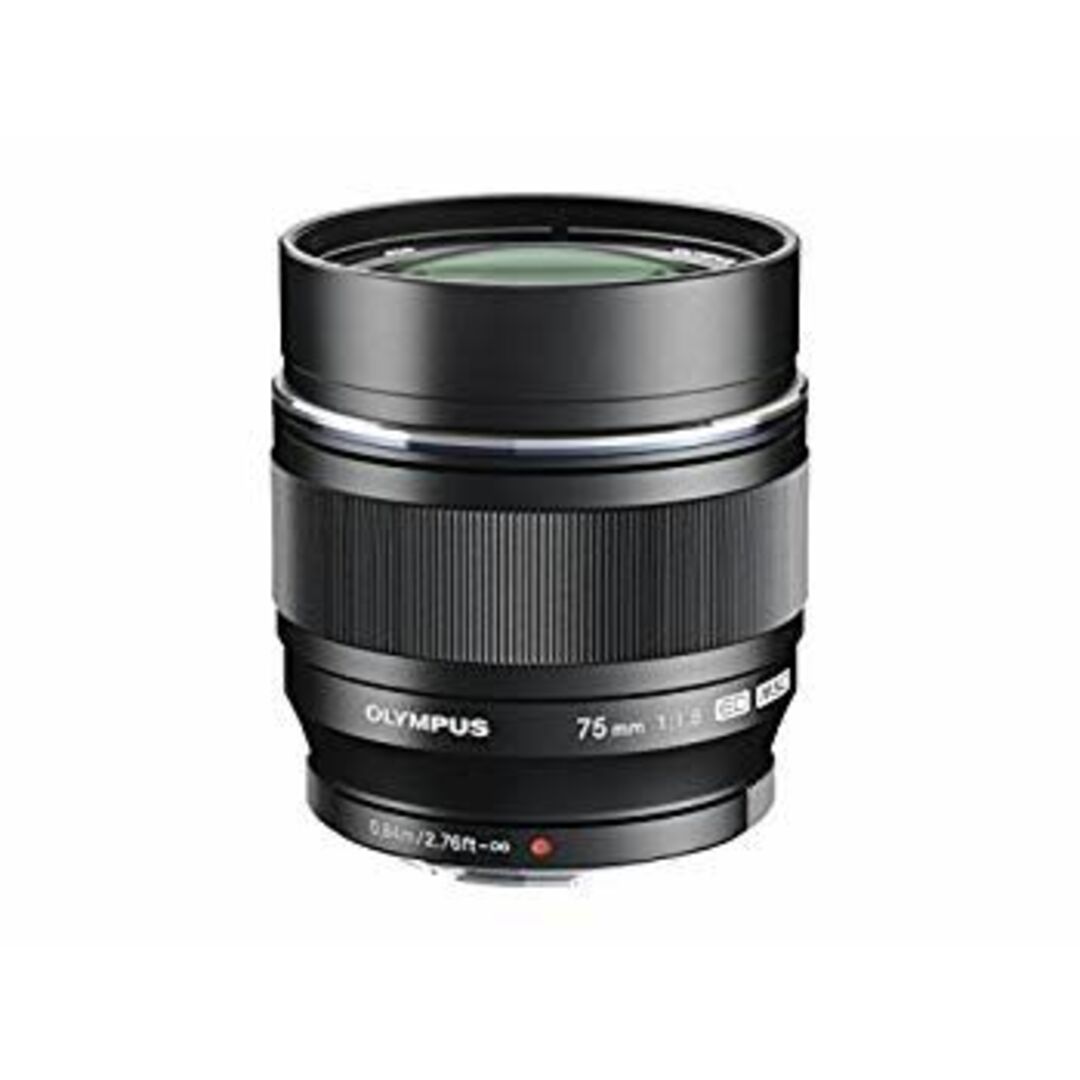 OLYMPUS 単焦点レンズ M.ZUIKO DIGITAL ED 75mm F1.8 ブラック khxv5rg スマホ/家電/カメラのカメラ(レンズ(単焦点))の商品写真
