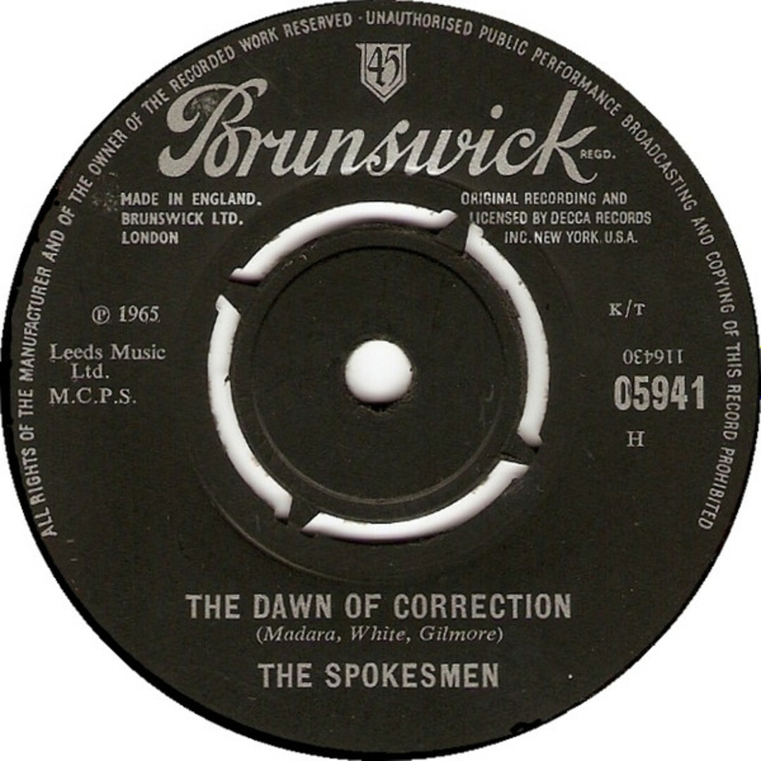 英7” The Spokesmen The Dawn Of Correction 05941 Brunswick /00080 エンタメ/ホビーのエンタメ その他(その他)の商品写真