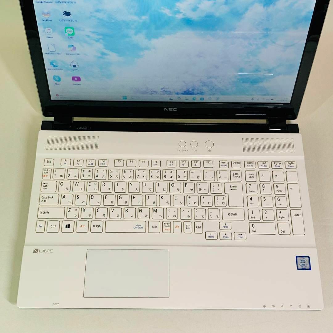 NEC - Core i7✨SSD1TB✨32GB✨カメラ✨NEC✨ホワイト✨ノート NEC - Core i7✨SSD1TB✨32GB✨カメラ✨NEC✨ホワイト✨ノート