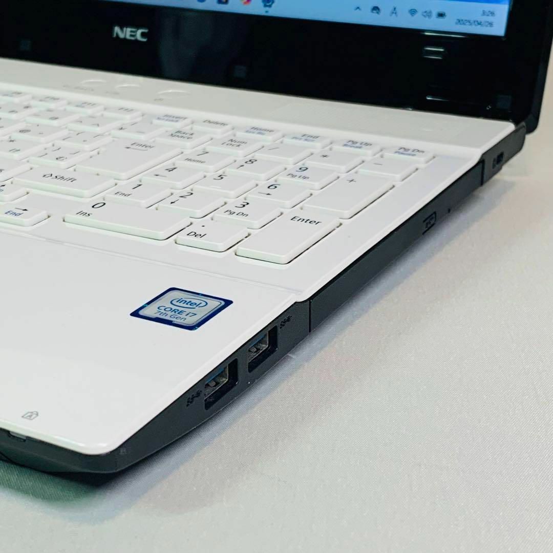 NEC - Core i7✨SSD1TB✨32GB✨カメラ✨NEC✨ホワイト✨ノート NEC - Core i7✨SSD1TB✨32GB✨カメラ✨NEC✨ホワイト✨ノート