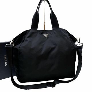 PRADA - ✨希少✨プラダ ミニボストン ナイロン レザー 三角ロゴ PRADA - ✨希少✨プラダ ミニボストン ナイロン レザー 三角ロゴ