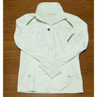 ナイキ(NIKE)のナイキ ジャップアップジャケット ホワイト Sサイズ(ブルゾン)