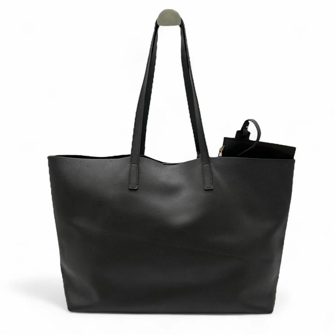 SAINT LAURENT - 美品 サンローラン トートバッグ ショッピング SAINT LAURENT - 美品 サンローラン トートバッグ ショッピング