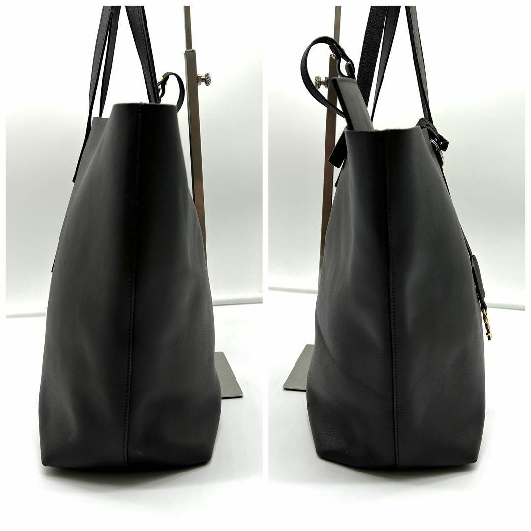 SAINT LAURENT - 美品 サンローラン トートバッグ ショッピング SAINT LAURENT - 美品 サンローラン トートバッグ ショッピング