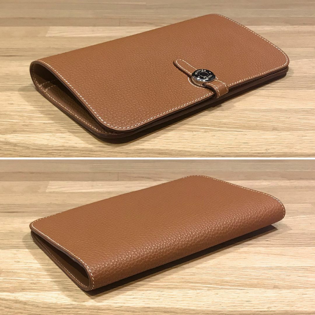 HERMES - 新品同様 エルメス ドゴンGM デュオ トゴ ゴールド SV HERMES - 新品同様 エルメス ドゴンGM デュオ トゴ ゴールド SV