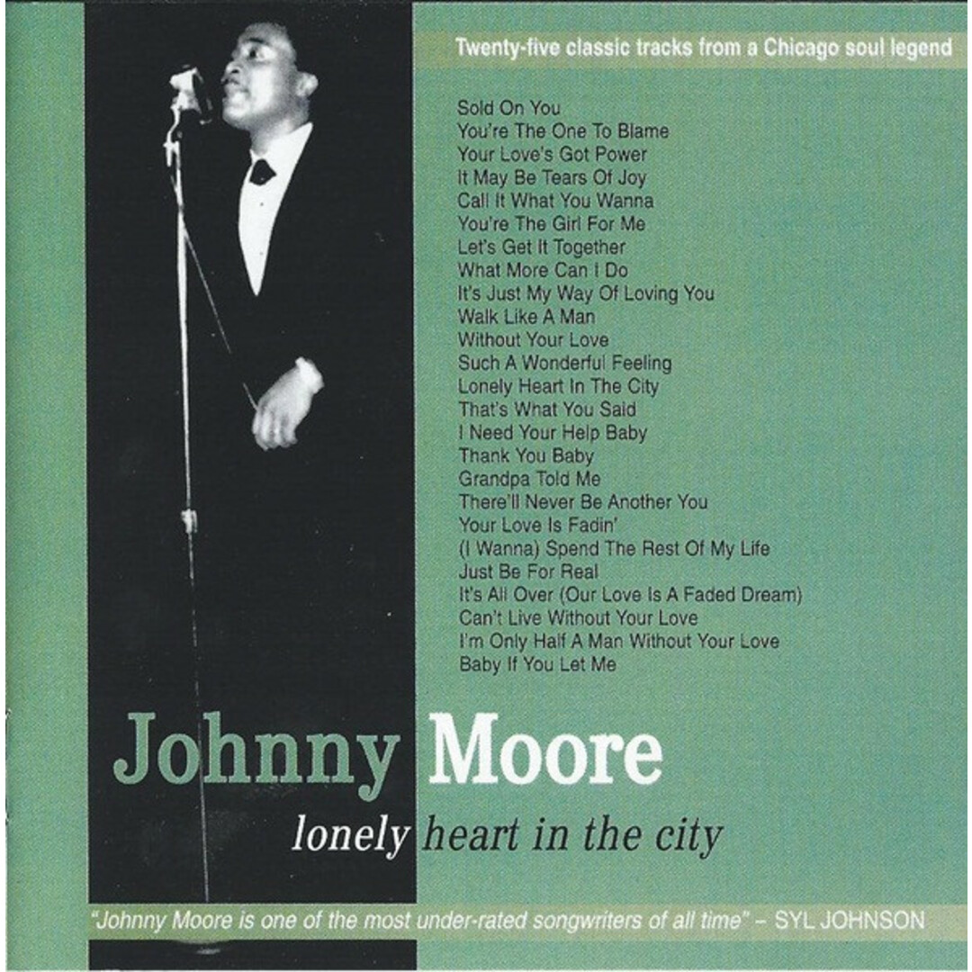 英CD Johnny Moore Lonely Heart In The City GVCD3006 Grapevine /00110 エンタメ/ホビーのCD(R&B/ソウル)の商品写真