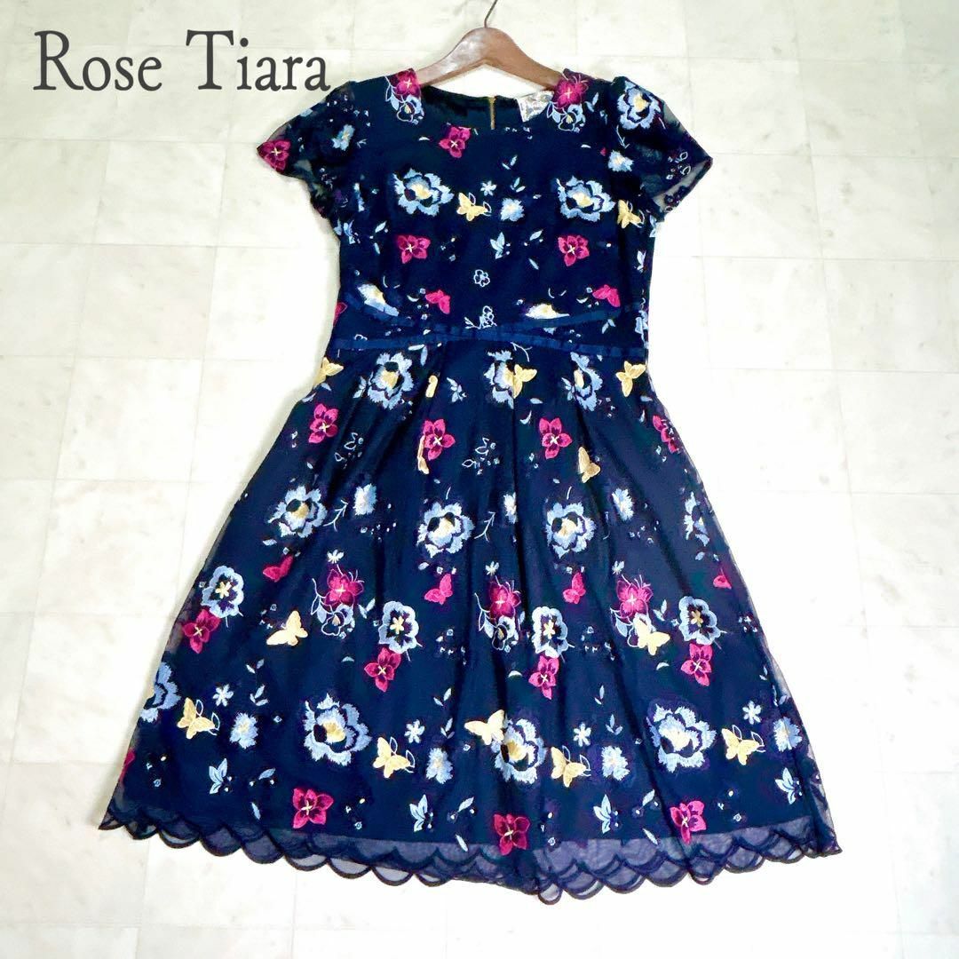 Rose Tiara - ローズティアラ バタフライ3Dレース フラワー刺繍 Rose Tiara - ローズティアラ バタフライ3Dレース フラワー刺繍