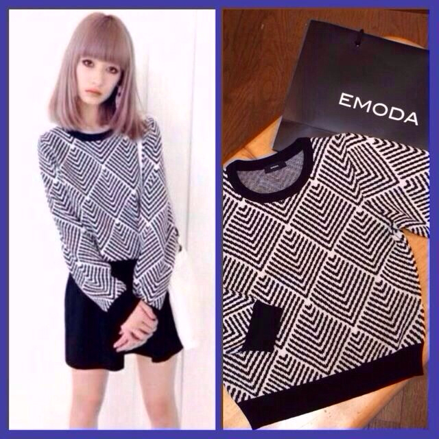 EMODA(エモダ)のEMODA ダイヤニット❤︎ レディースのトップス(ニット/セーター)の商品写真