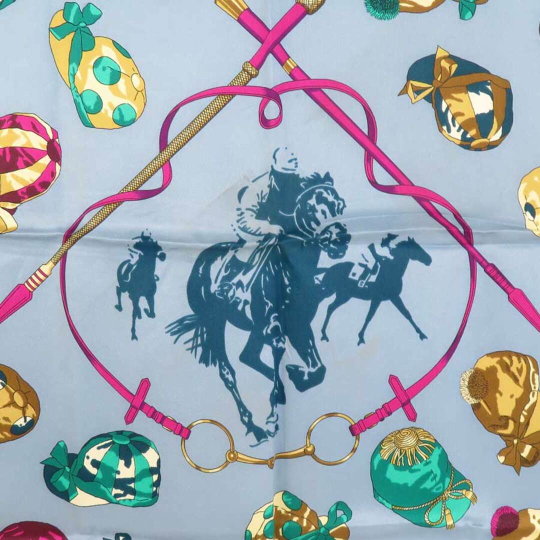 HERMES - エルメス HERMES スカーフ JOCKEY シルク マルチカラー HERMES - エルメス HERMES スカーフ JOCKEY シルク マルチカラー