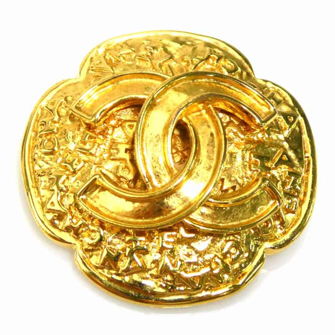 CHANEL - シャネル CHANEL ブローチ ココマーク メタル ゴールド CHANEL - シャネル CHANEL ブローチ ココマーク メタル ゴールド