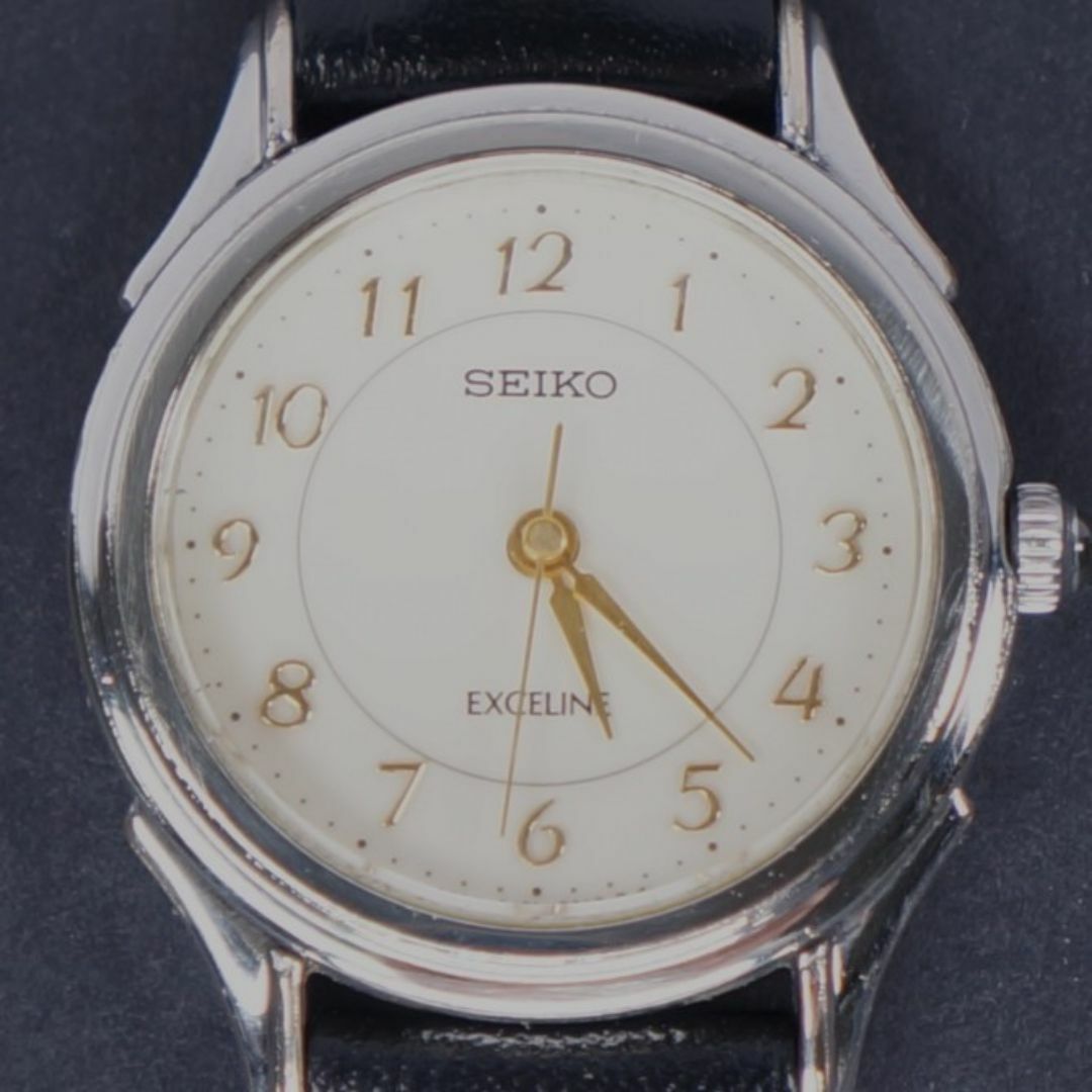 SEIKO - 【稼働品】SEIKOエクセリーヌ 電池交換済 新品革ベルト SEIKO - 【稼働品】SEIKOエクセリーヌ 電池交換済 新品革ベルト