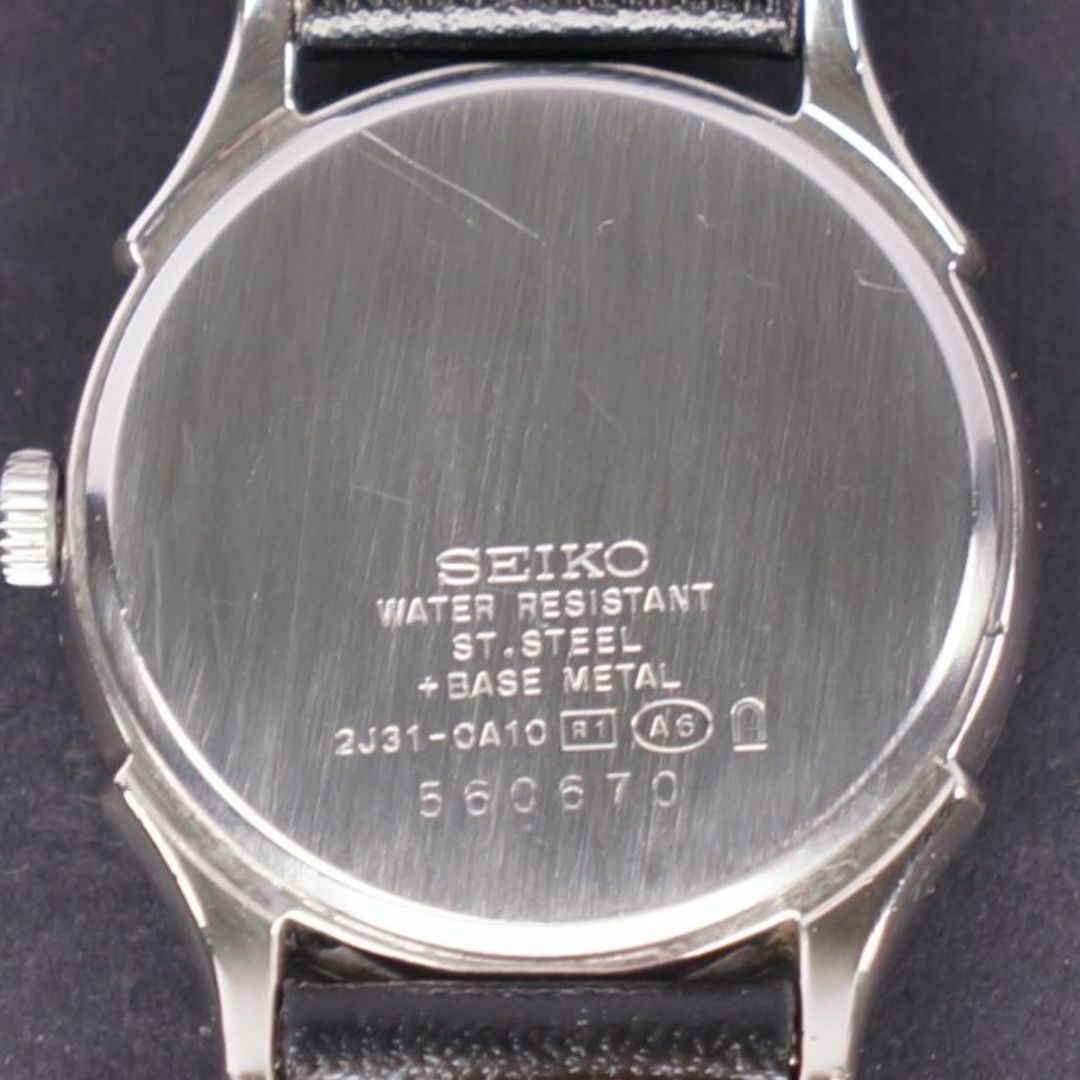 SEIKO - 【稼働品】SEIKOエクセリーヌ 電池交換済 新品革ベルト SEIKO - 【稼働品】SEIKOエクセリーヌ 電池交換済 新品革ベルト