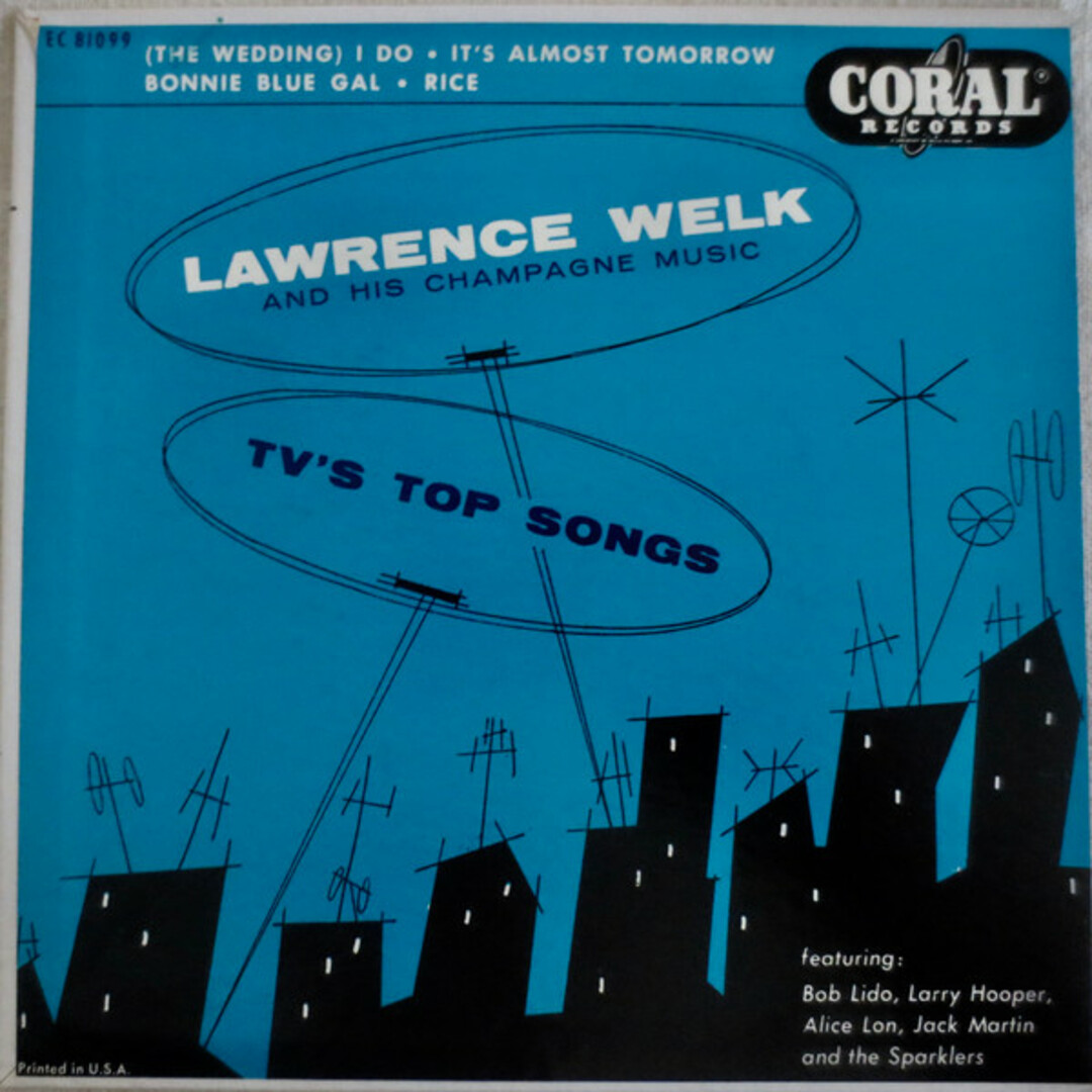 米7” Lawrence Welk & His Champagne TVs Top Favorites EC81099 Coral /00080 エンタメ/ホビーのエンタメ その他(その他)の商品写真