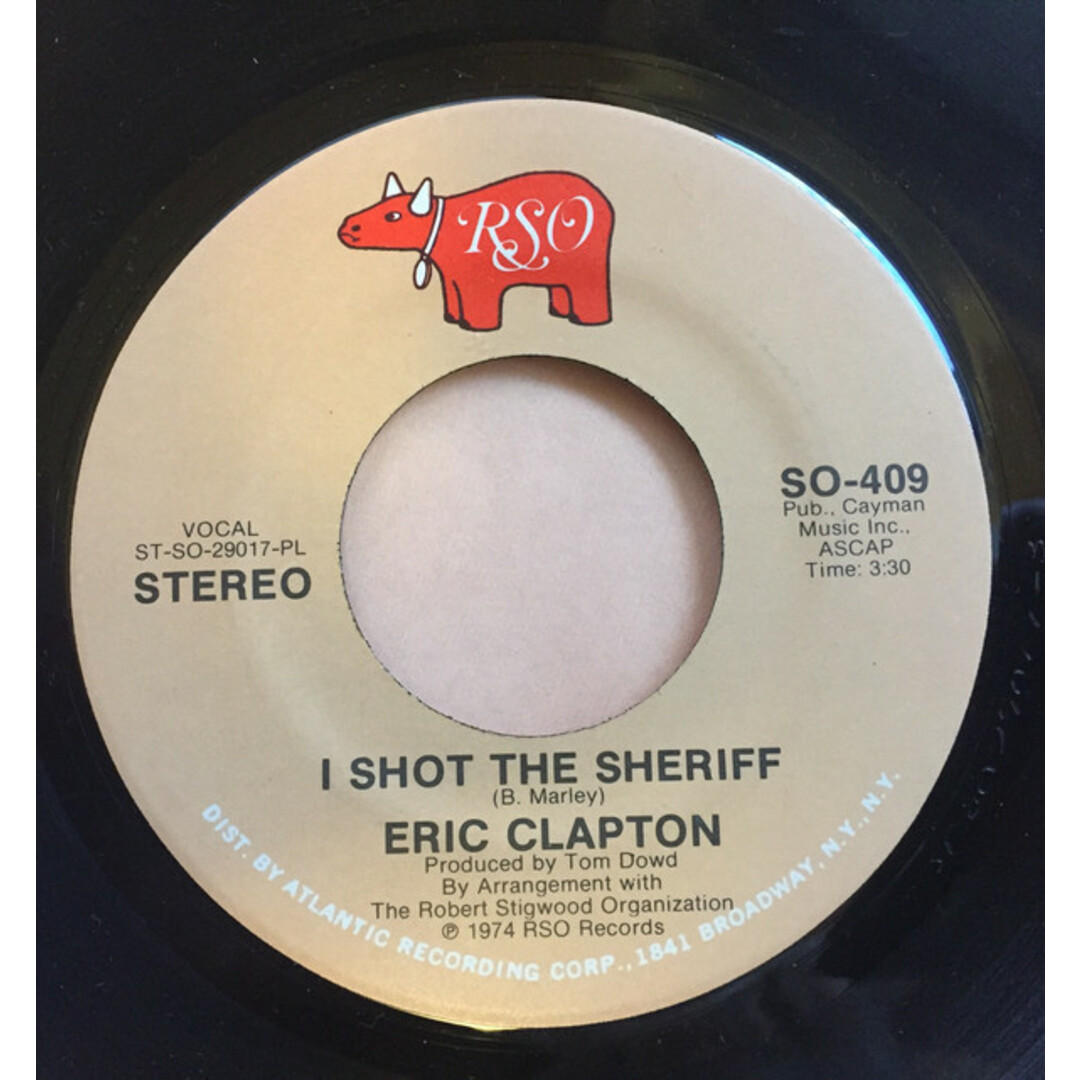 米7” Eric Clapton I Shot The Sheriff / Give Me Strength SO409 RSO /00080 エンタメ/ホビーのエンタメ その他(その他)の商品写真